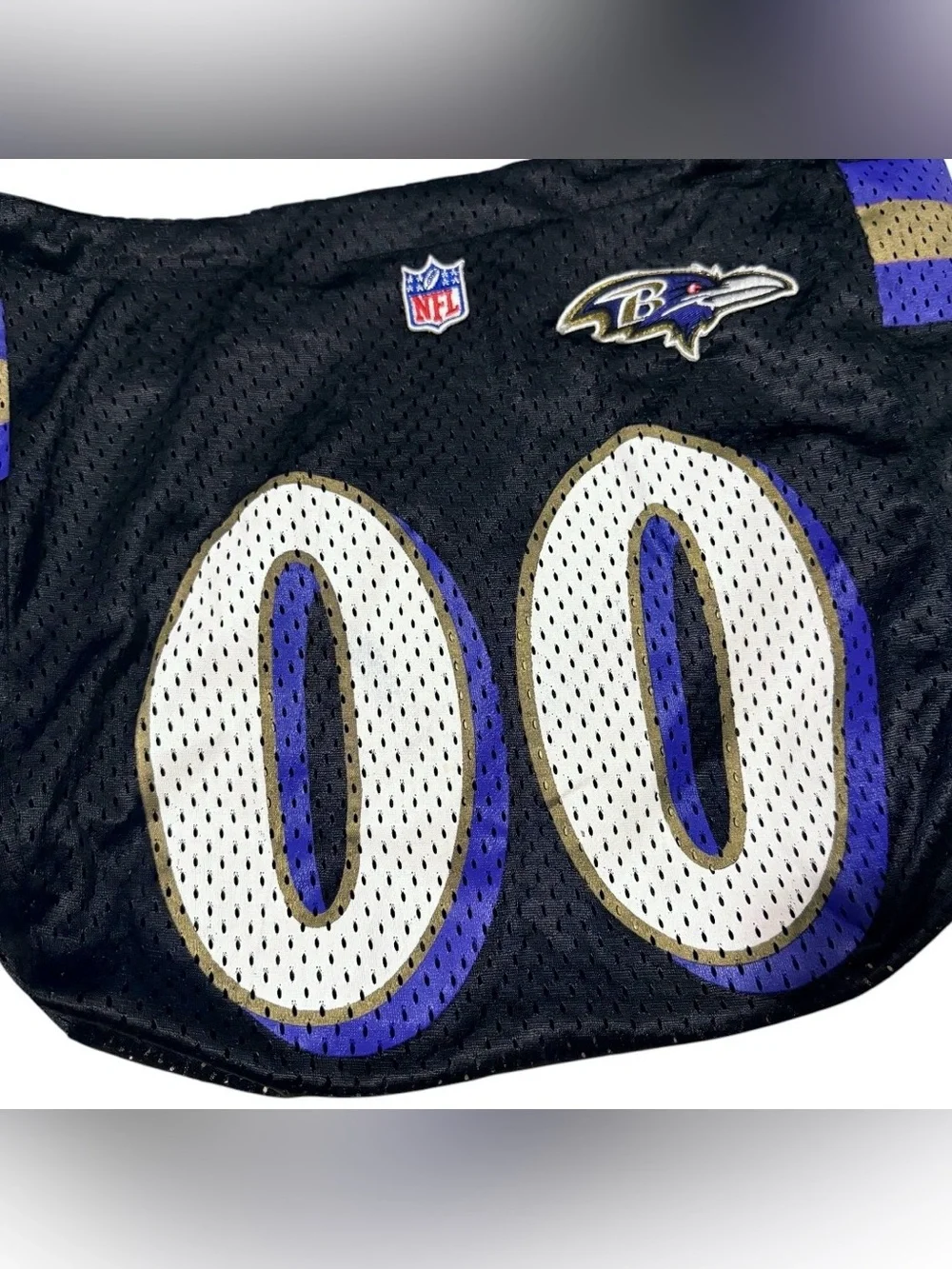 ProFANity NFL Baltimore Ravens No. 00 Jersey Hobo Bag